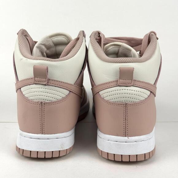 Nike Dunk High Women's 8 PInk Oxford White Leather Sneaker Shoes DD1869-003 - Picture 3 of 8